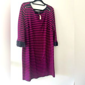 NWT TALBOTS STRIPED DRESS SIZE X